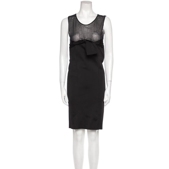 Valentino Black Midi Dress Womens 46 US 10 | Q370 - Picture 15 of 15